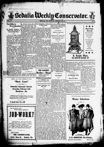 Sedalia Weekly Conservator, Jan 28, 1907