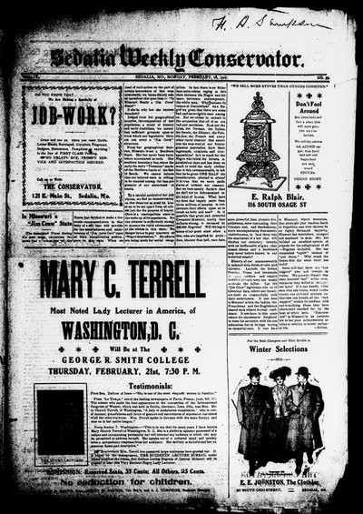 Sedalia Weekly Conservator, Feb 18, 1907