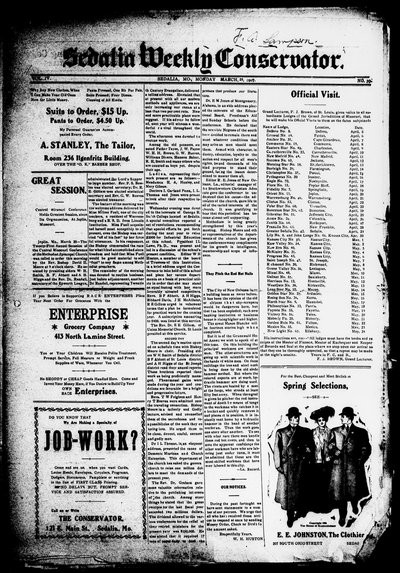 Sedalia Weekly Conservator, Mar 25, 1907