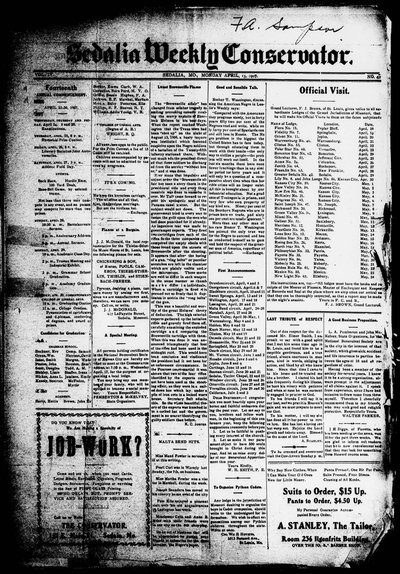 Sedalia Weekly Conservator, Apr 15, 1907
