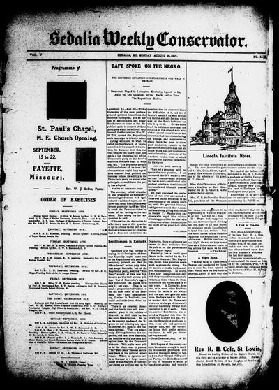 Sedalia Weekly Conservator, Aug 26, 1907