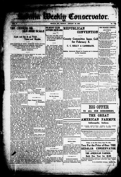 Sedalia Weekly Conservator, Jan 20, 1908
