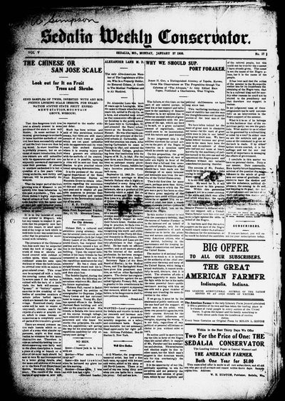 Sedalia Weekly Conservator, Jan 27, 1908