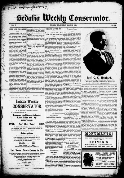 Sedalia Weekly Conservator, Mar 9, 1908