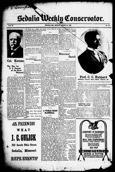 Sedalia Weekly Conservator, Aug 24, 1908