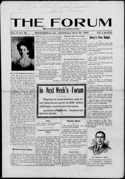 The Forum, May 26, 1906