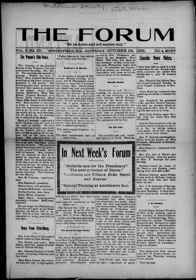 The Forum, Oct 20, 1906