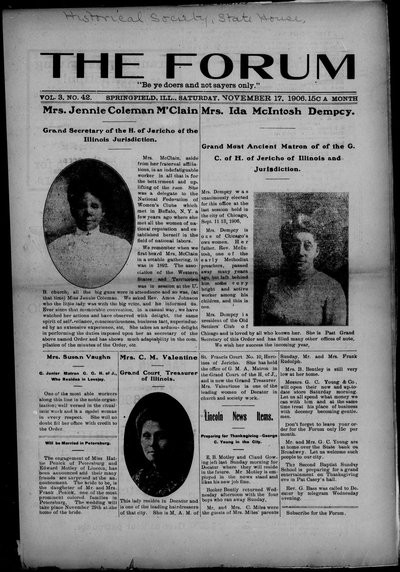 The Forum, Nov 17, 1906