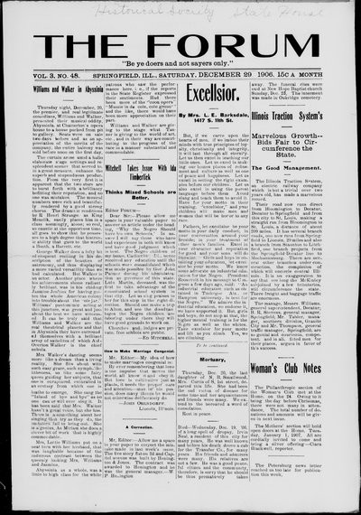 The Forum, Dec 29, 1906