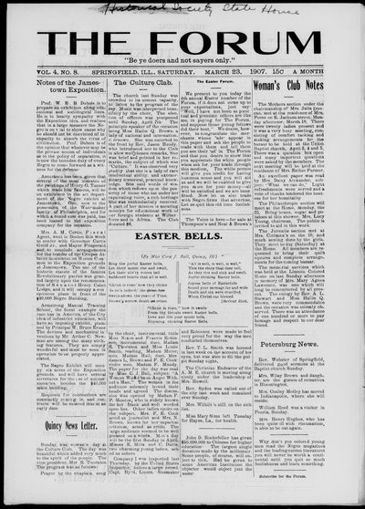 The Forum, Mar 23, 1907
