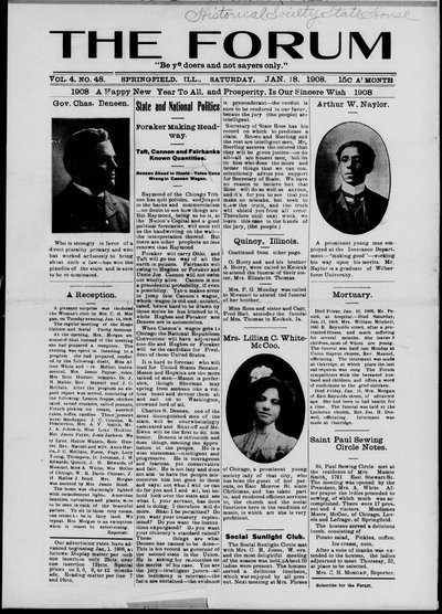 The Forum, Jan 18, 1908