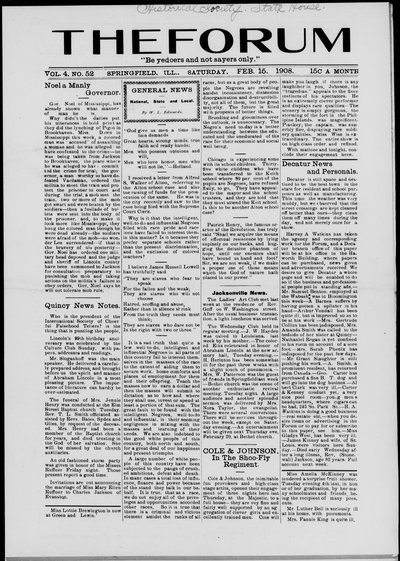 The Forum, Feb 15, 1908
