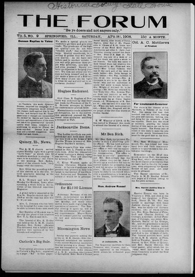 The Forum, Apr 18, 1908