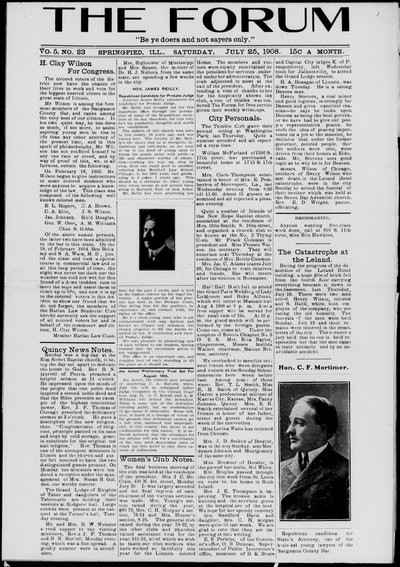 The Forum, Jul 25, 1908