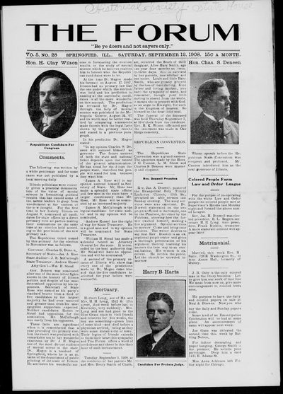 The Forum, Sep 12, 1908