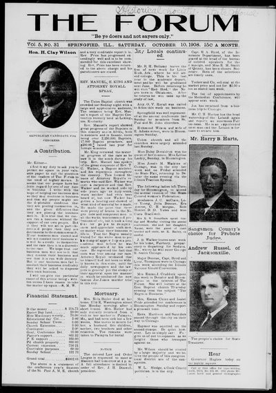 The Forum, Oct 10, 1908