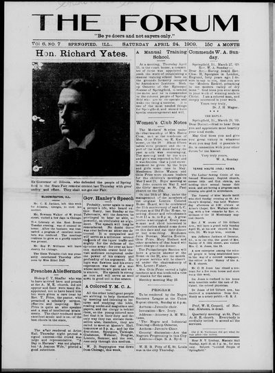 The Forum, Apr 24, 1909