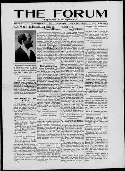 The Forum, May 29, 1909
