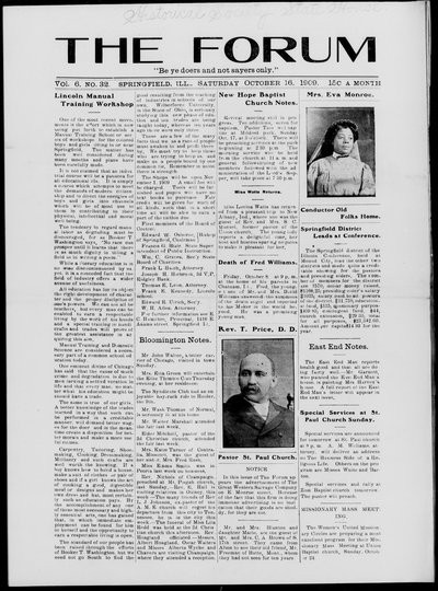 The Forum, Oct 16, 1909