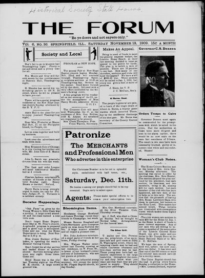 The Forum, Nov 13, 1909