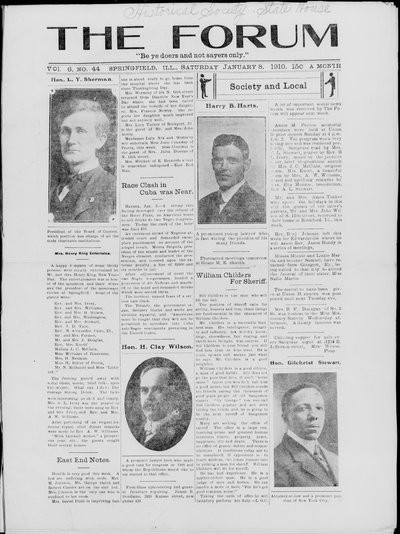The Forum, Jan 8, 1910