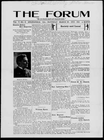 The Forum, Mar 26, 1910