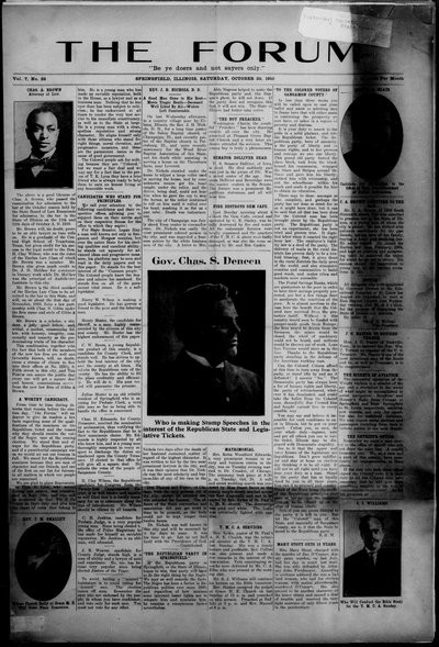 The Forum, Oct 22, 1910