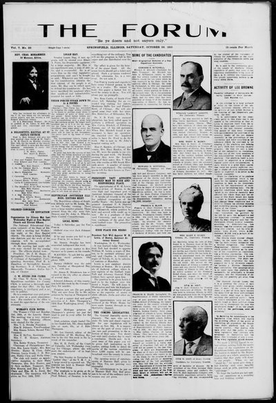 The Forum, Oct 29, 1910