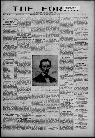 The Forum, Jan 21, 1911