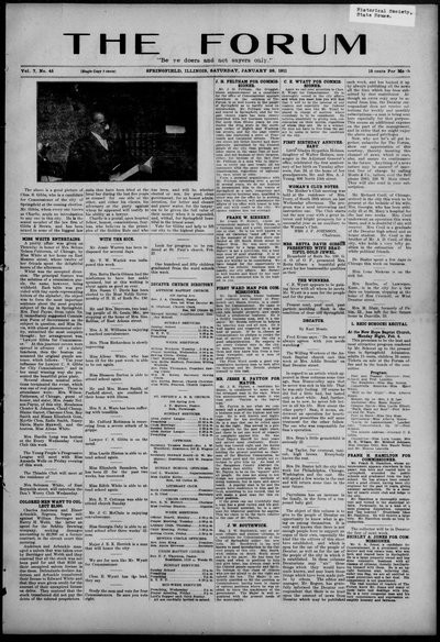 The Forum, Jan 28, 1911