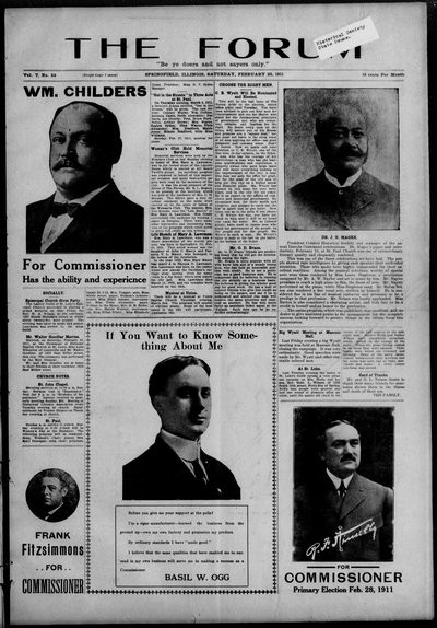 The Forum, Feb 25, 1911