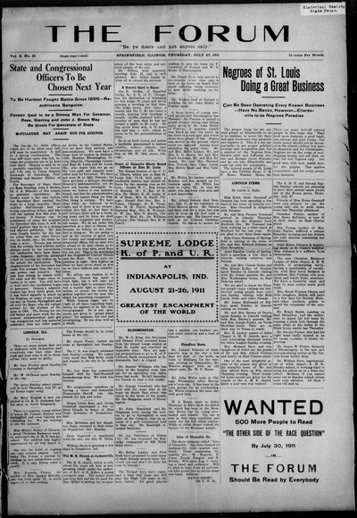 The Forum, Jul 27, 1911