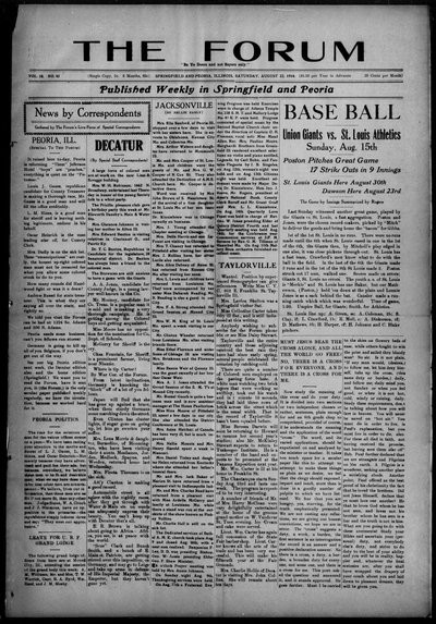 The Forum, Aug 22, 1914