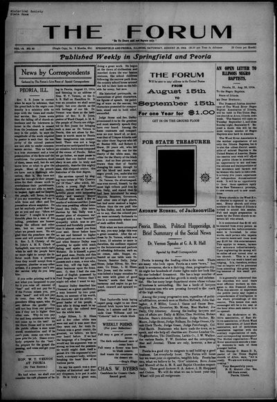 The Forum, Aug 29, 1914