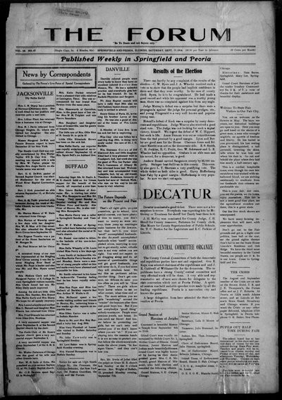 The Forum, Sep 19, 1914