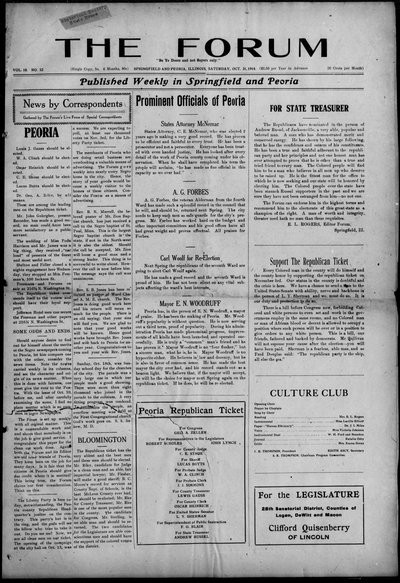 The Forum, Oct 31, 1914