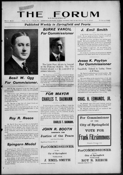 The Forum, Feb 20, 1915