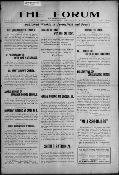 The Forum, Jan 22, 1916