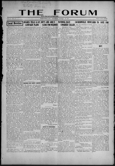 The Forum, Aug 12, 1916