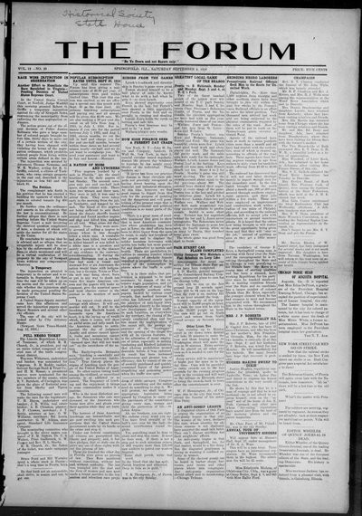 The Forum, Sep 9, 1916