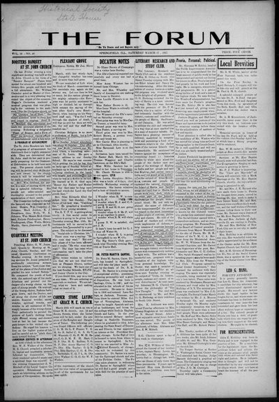 The Forum, Mar 17, 1917