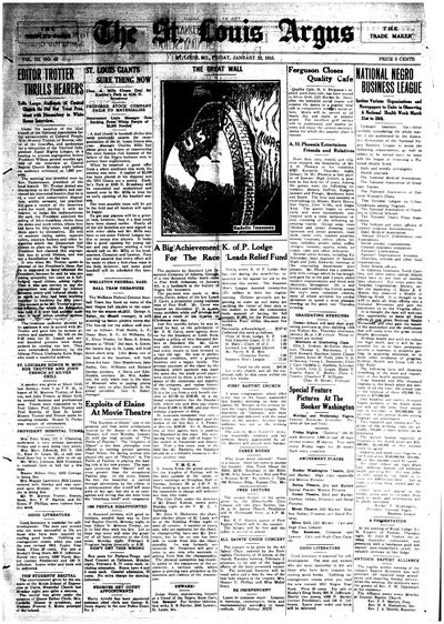 St. Louis Argus, Jan 22, 1915