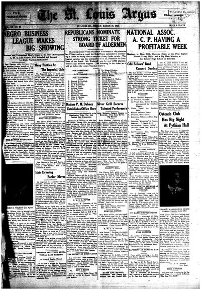 St. Louis Argus, Mar 19, 1915