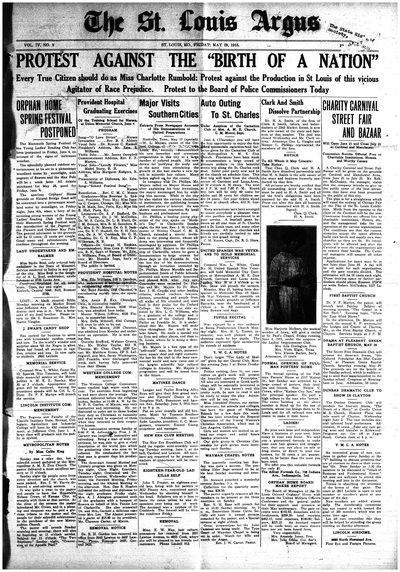 St. Louis Argus, May 28, 1915