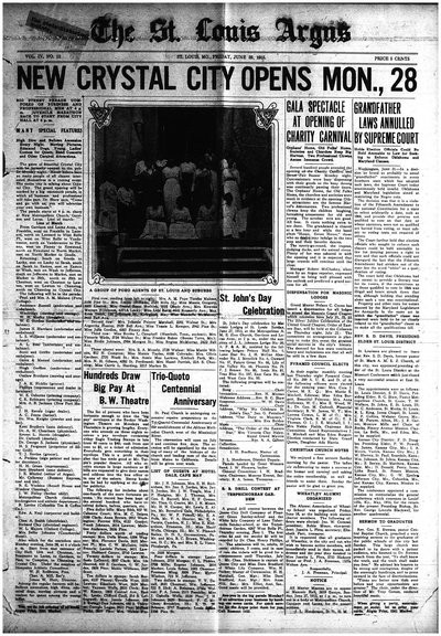 St. Louis Argus, Jul 21, 1915