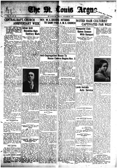 St. Louis Argus, Oct 29, 1915