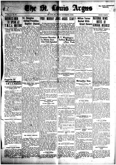 St. Louis Argus, Nov 12, 1915