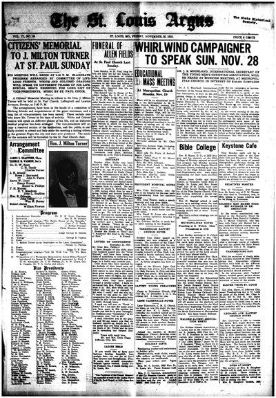 St. Louis Argus, Nov 26, 1915