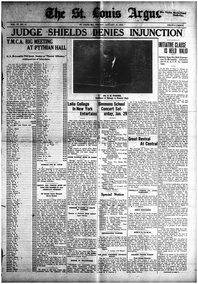 St. Louis Argus, Jan 21, 1916
