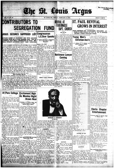 St. Louis Argus, Feb 18, 1916